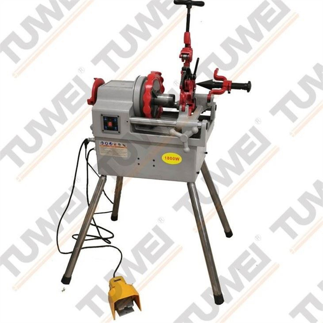 Máquina de enfiar tubos elétrica